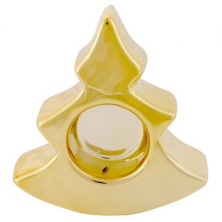 Porta Vela Árvore de Natal Cerâmica
