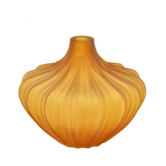Vaso de Vidro Veneza Ambar