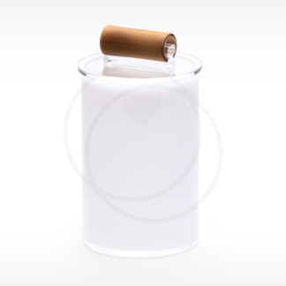 Porta Requeijão em Acrílico e Bambu