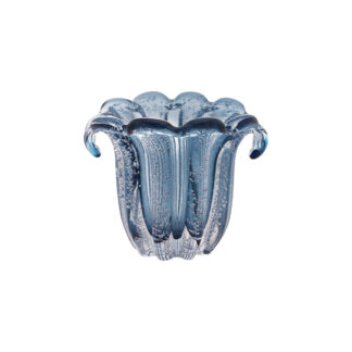 Vaso em Vidro Italy Azul