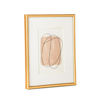 Porta Retrato Metal Dourado 10x15