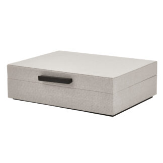 Caixa em MDF com Revestimento em Linho