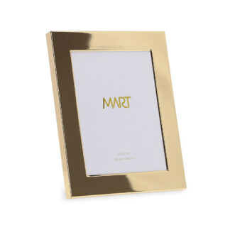 Porta Retrato em Metal Dourado 15x20