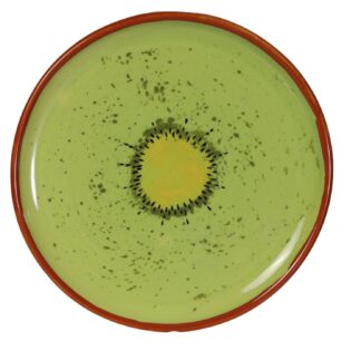Prato Lanche Redondo Liso P Kiwi Tutti-Frutti